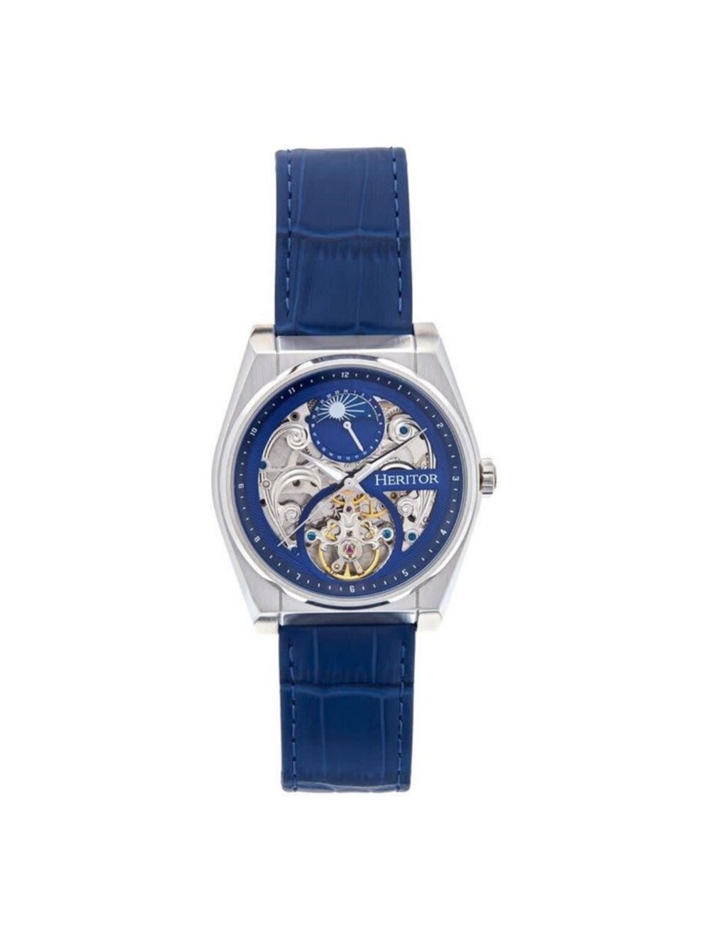 NWT Heritor Daxton Blue Dial Men's Watch